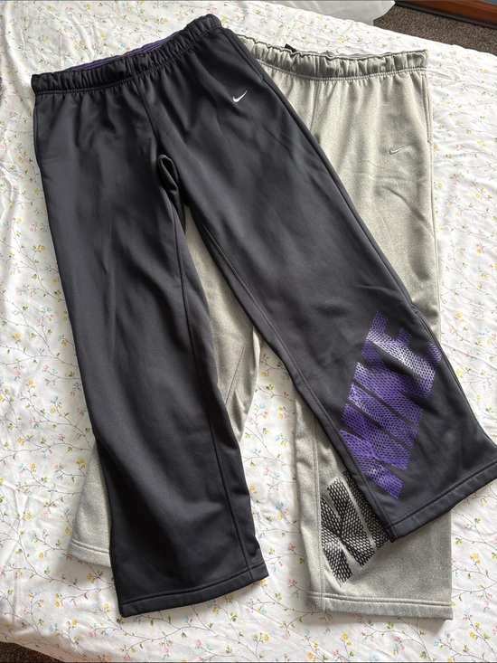 Nike Pants - Nike Sweatpants with Swoosh Black and Purple, Grey and Black Color (price for 1)